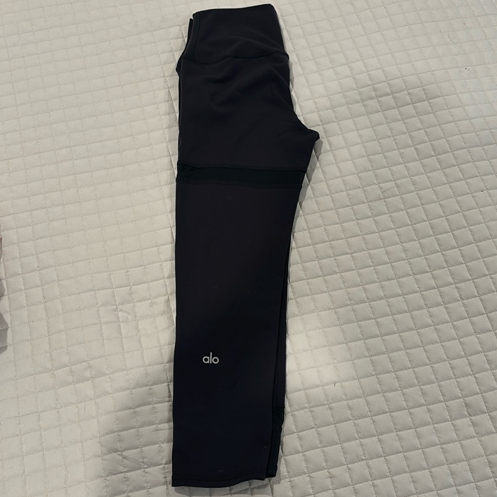 Alo cropped leggings with mesh